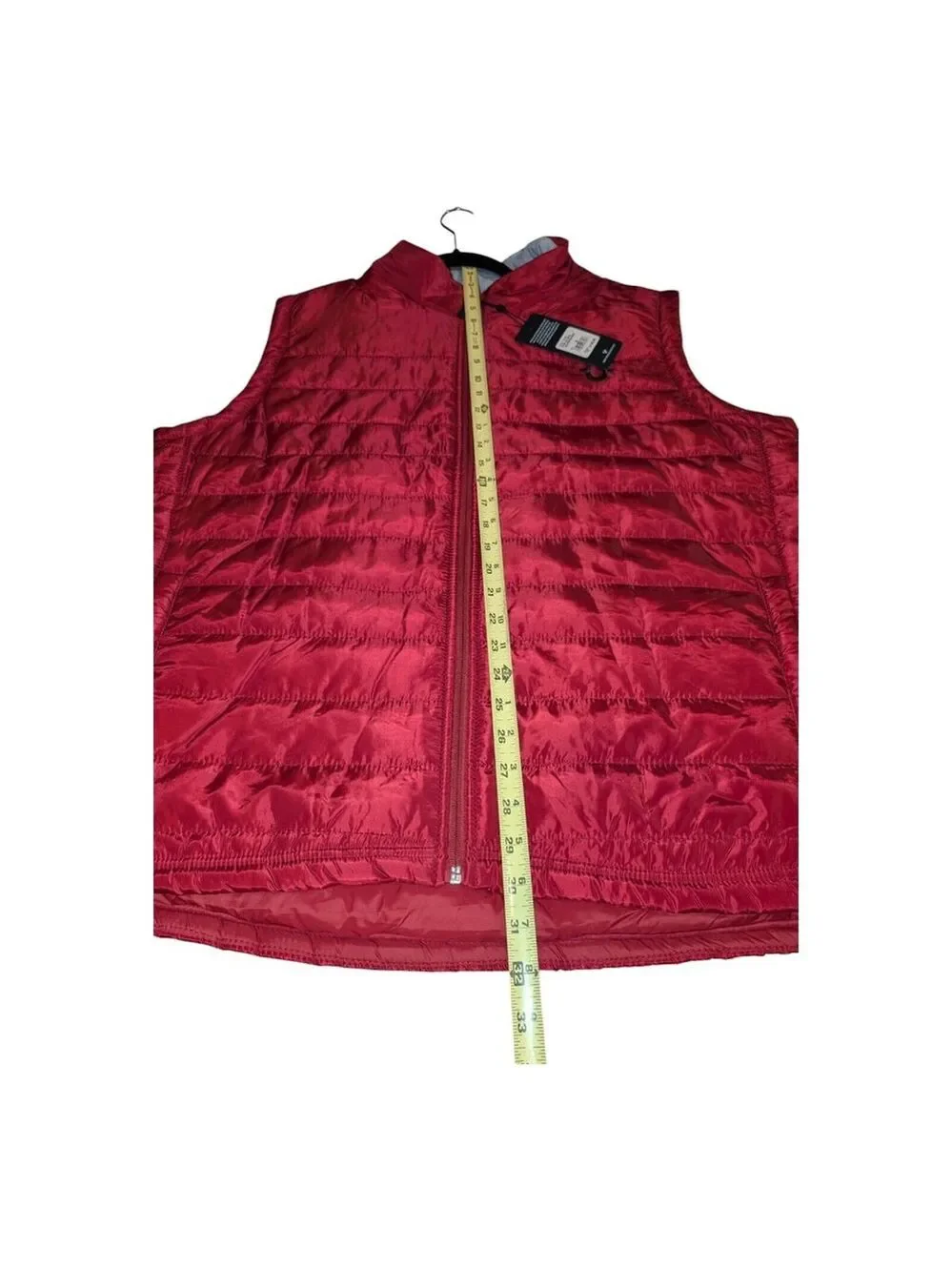 NEW True Religion Men’s Red Dahlia Quilted Full Zip HS Puffer Vest XL $149